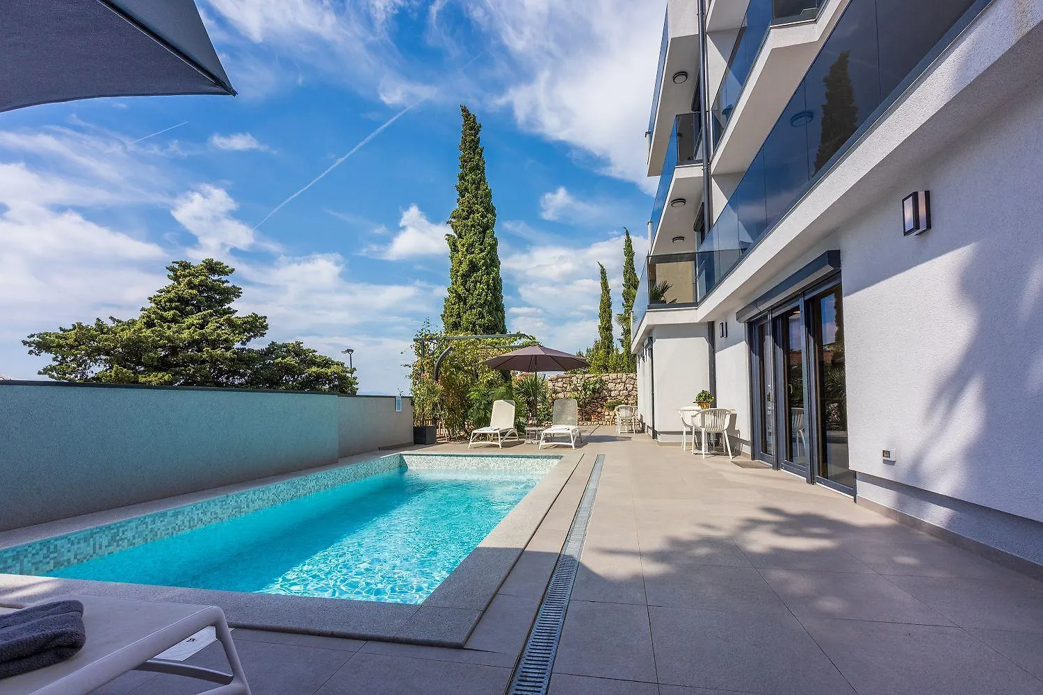 Modernes Apartment 500 Meter Zum Sandstrand Crikvenica