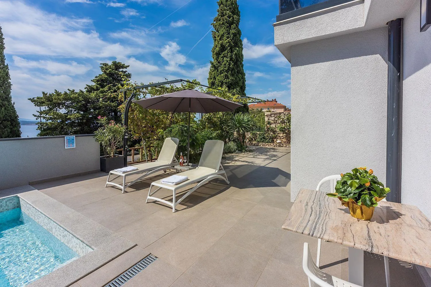 Modernes Apartment 500 Meter Zum Sandstrand Crikvenica
